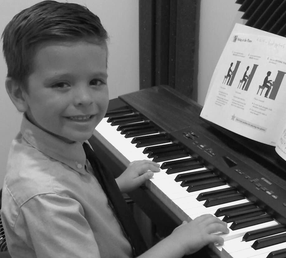 Piano lesson at Atascocita School of Music