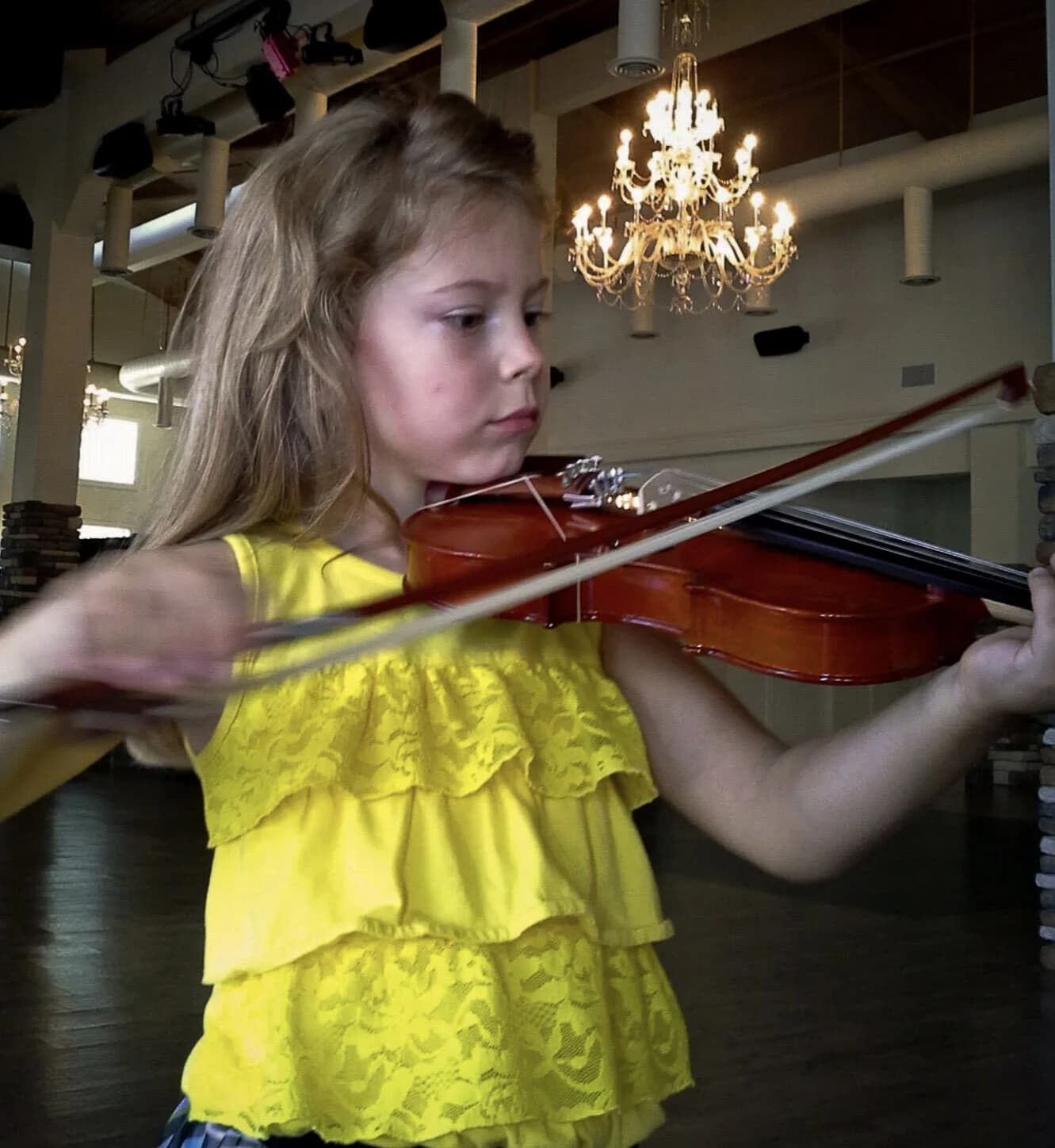 Violin student at Atascocita School of Music
